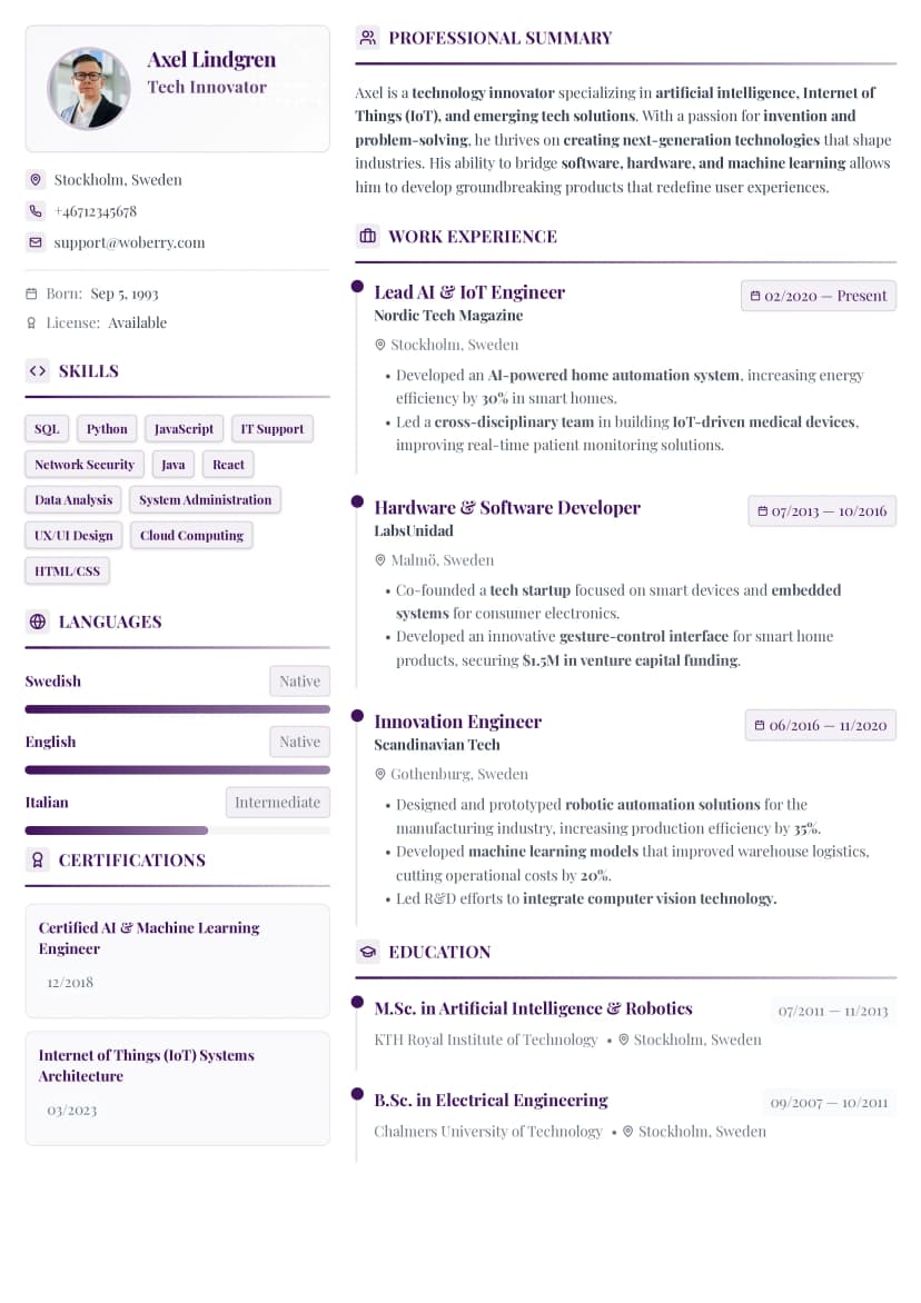 Warehouse Manager resume examples - professional overseeing warehouse operations and distribution logistics